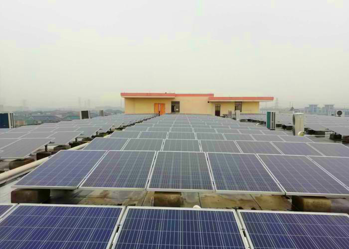 Xiaoshan Xintang 300 kW verteiltes Industrieprojekt